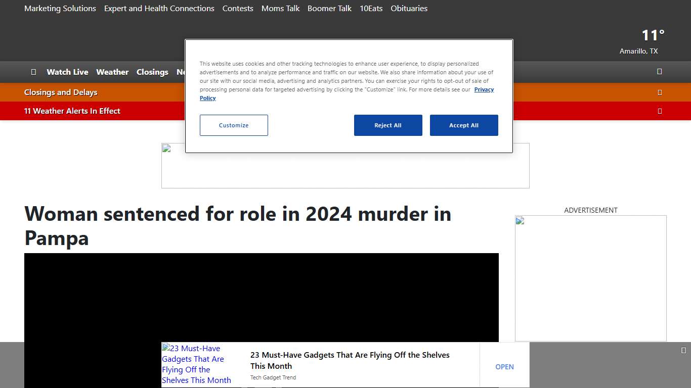 Woman sentenced for role in 2024 murder in Pampa